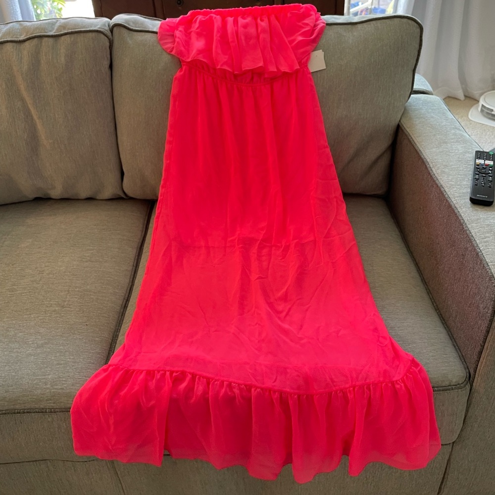 Boutique Strapless Maxi Dress